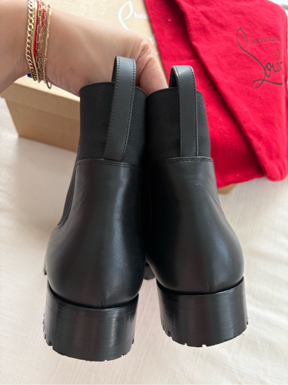 Christian Louboutin Marchacroche Flat Boots - Picture 9 of 14